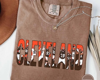 Cleveland Football Shirt, Cleveland Browns Apparel, Game Day Football Shirts, Cleveland Gifts