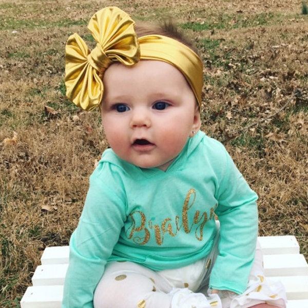 Gold Baby Headband Etsy