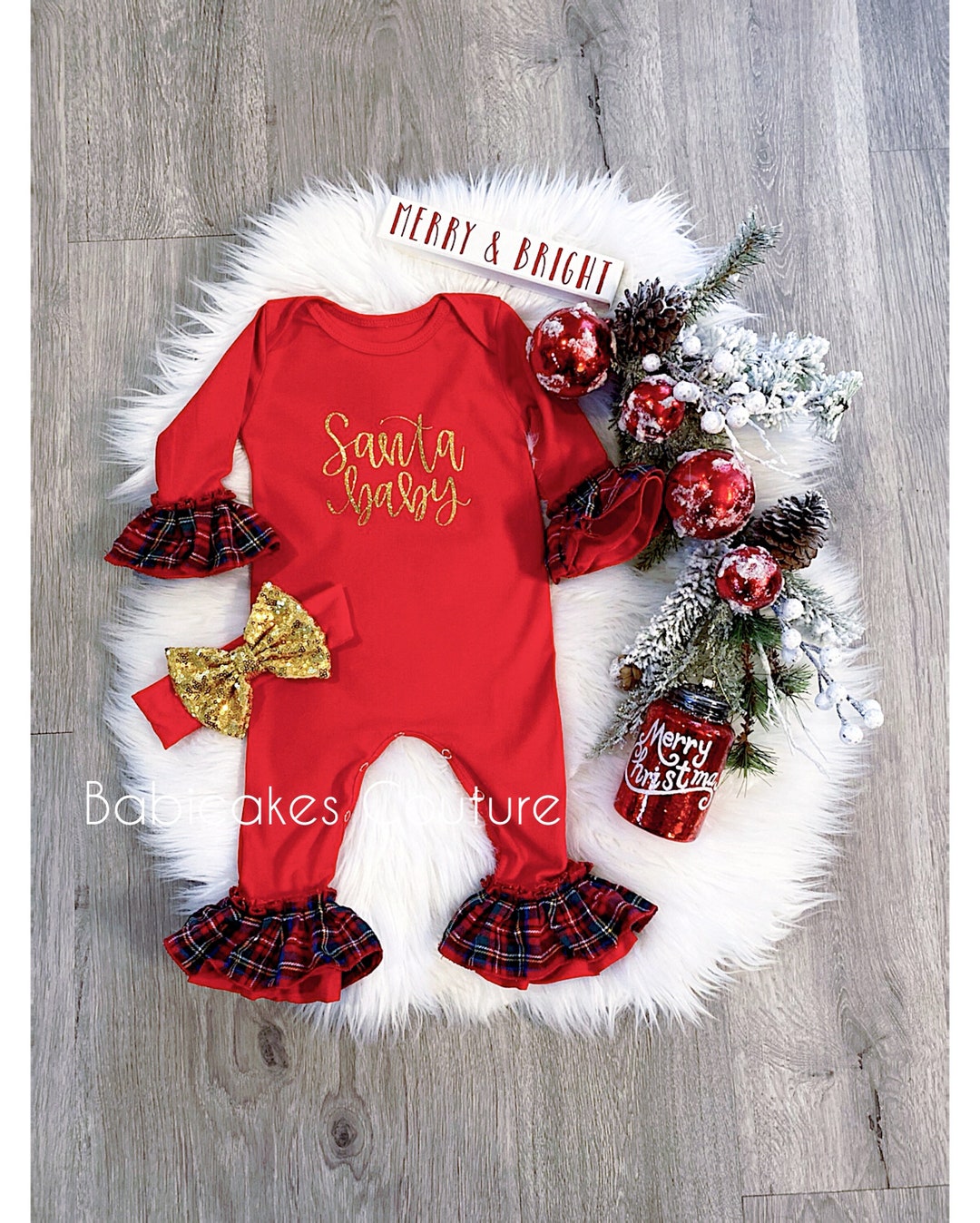 Babys first christmas outfit canada