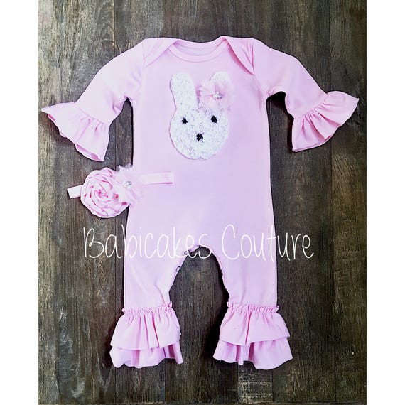 easter bunny romper