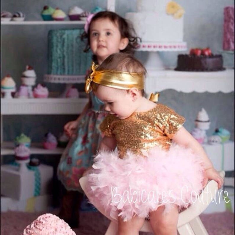 Mermaid Feather Bloomer Mermaid Birthday Outfit Mermaid Cake Smash Outfit Mermaid 1st Birthday Gold Sequin Bodysuit Under The Sea Outfit