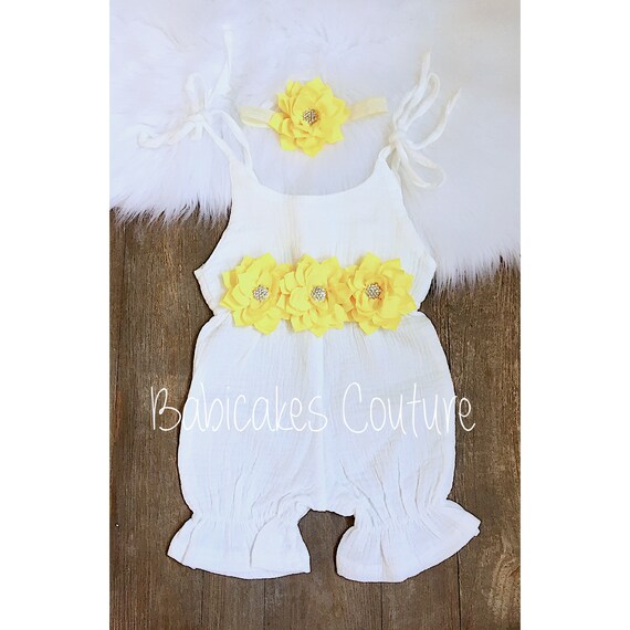 boho baby romper