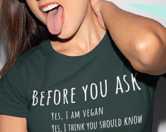 Funny Vegan Shirt | Plant-Based Slogan T-Shirt