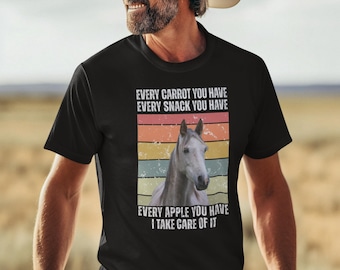 Funny Horse Lover T-Shirt | Equestrian Humor Tee