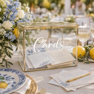 Hochzeit Card Box Sticker - Benutzerdefinierte Vinyl-Schriftzug - Hochzeitsdeko