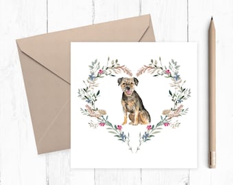 Border Terrier Birthday Card - Border Terrier - gift for dog lovers - Border Terrier Owner - Border Terrier gift - Border Terrier