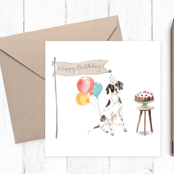 Dog Birthday Card - Etsy UK