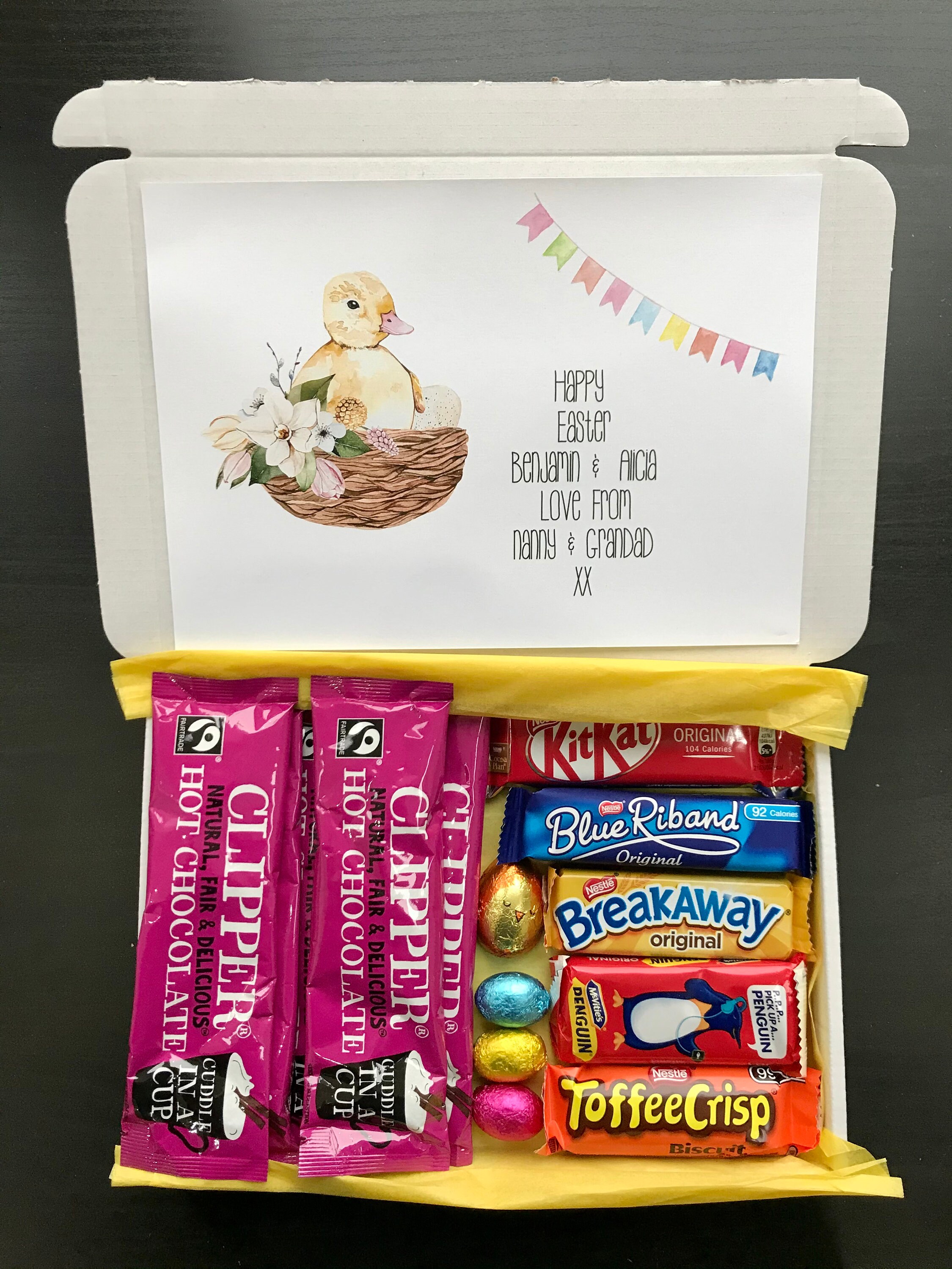 Easter Chocolate Gift Idea Personalised Easter Present Etsy
