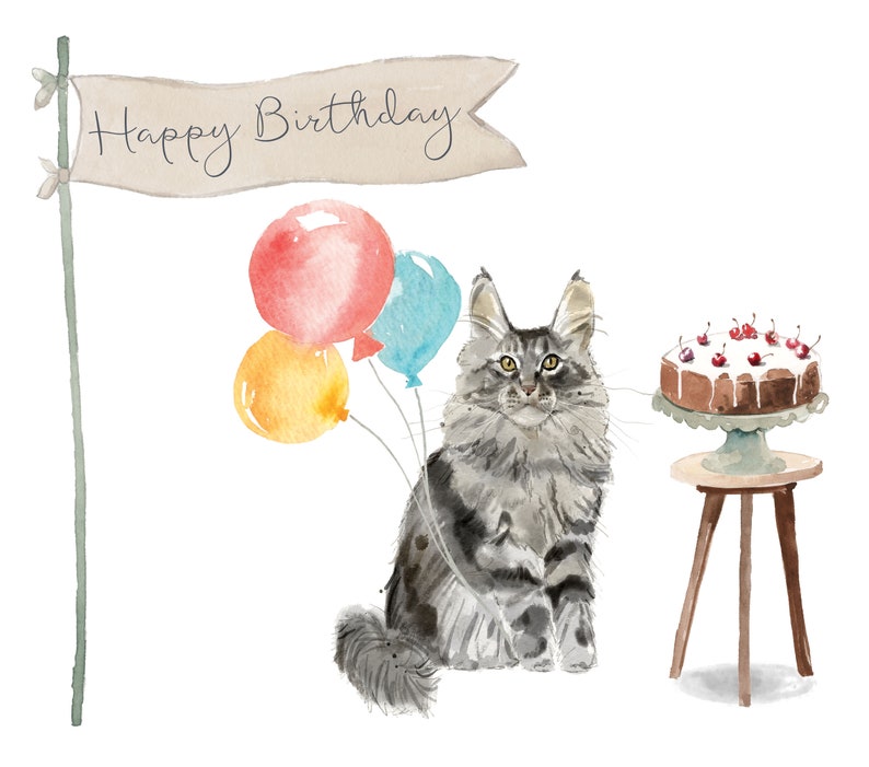Нарисованные счастливые коты день рождения. Стран кун кет. Кэт с днем рождения картинки прикольные девушке Катерине.