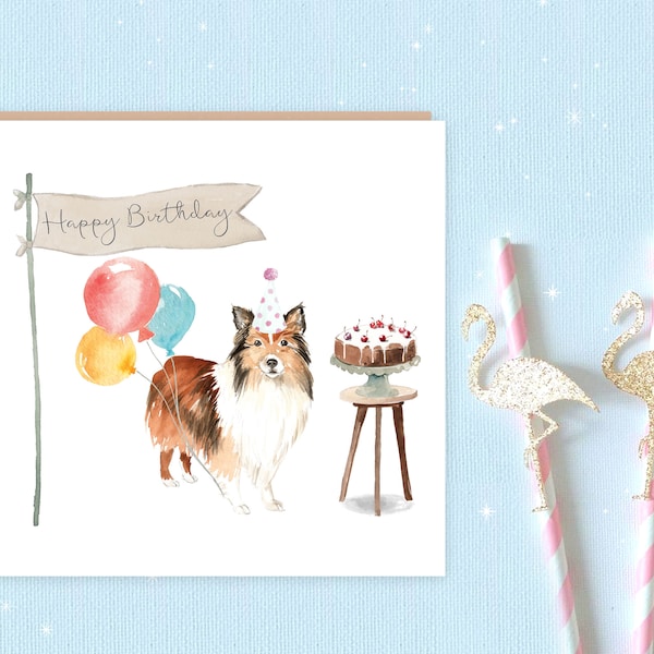 Sheltie Print Etsy