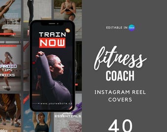 Capas para Reels do Instagram de Personal Trainer | Modelos do Canva (40)