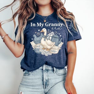 In My Granny Era Shirt, Grandma Core Tee, Vintage Cottagecore Tshirt, Farmhouse Grandma Gifts image 5