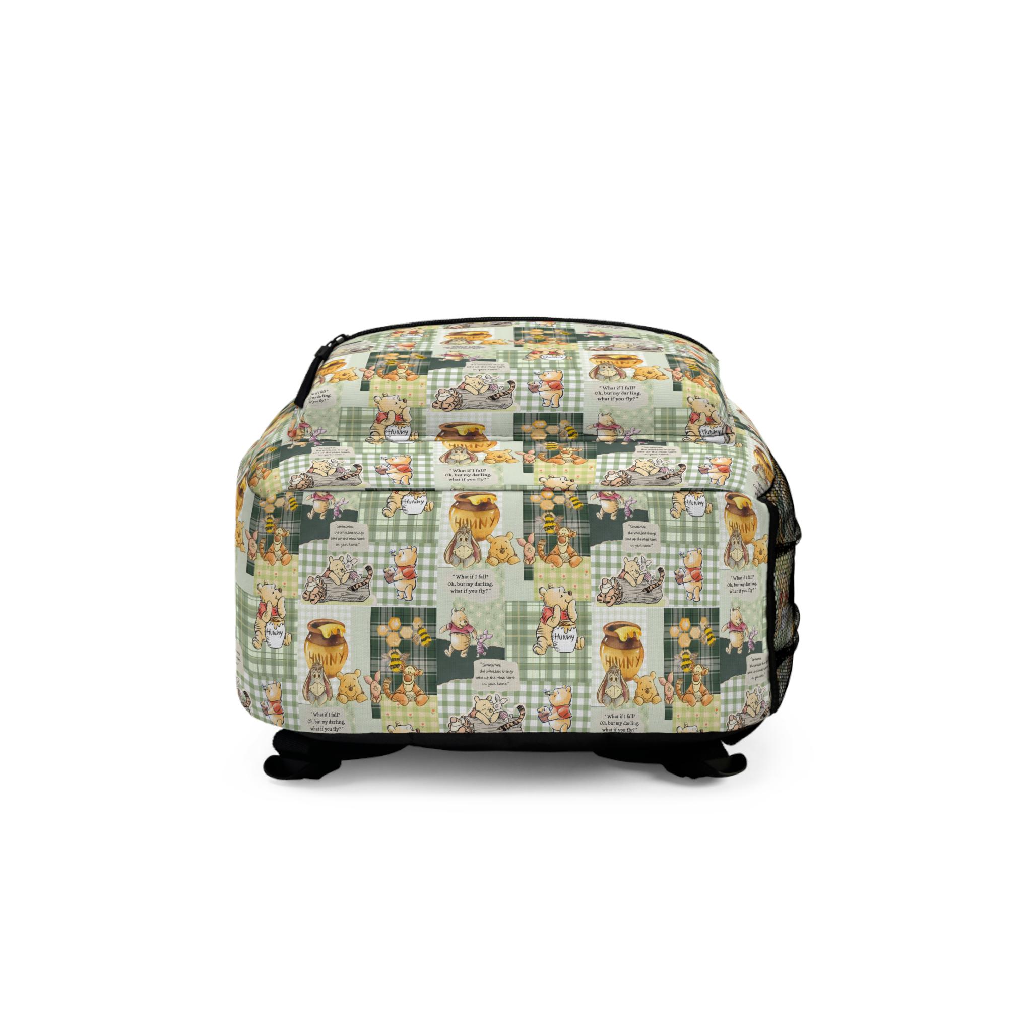 NEW Disney Winnie the Pooh & Friends Patchwork Canvas Backpack & Cardholder Winnie the Pooh and Friends WondaPop 11 main image 3