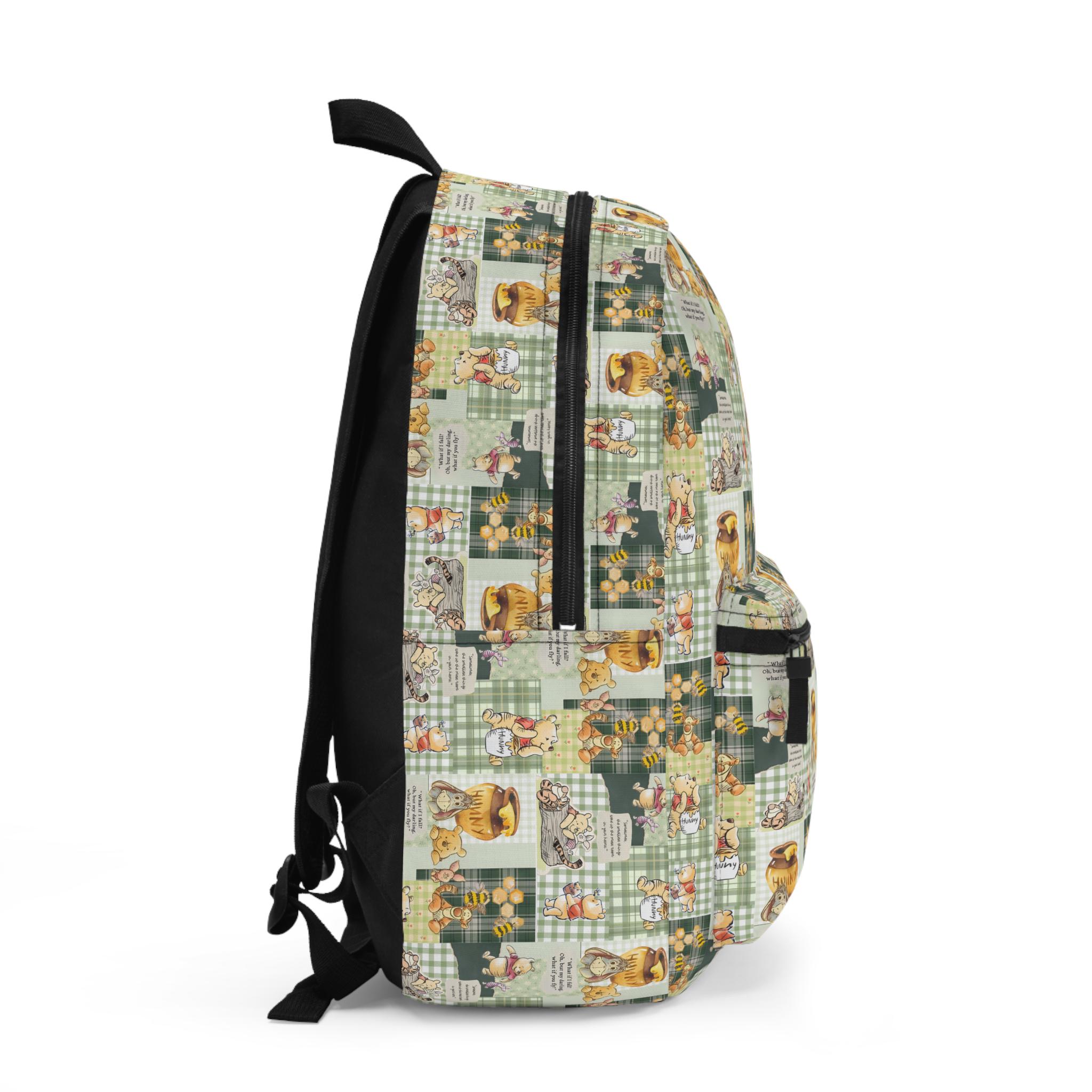 Winnie the Pooh Patchwork Bagpack - Etsy display picture 1