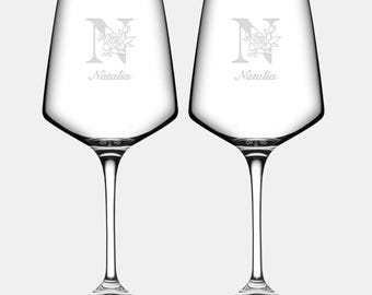 Personalized RCR Aria White Wine Glass Pair, 13oz