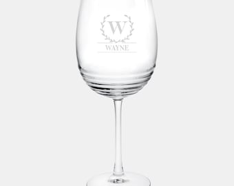 Personalized Monogrammed Eminence Alto Goblet, 12oz