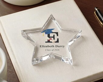 Personalized Graduation Monogram Color Imprinted Mystical Star