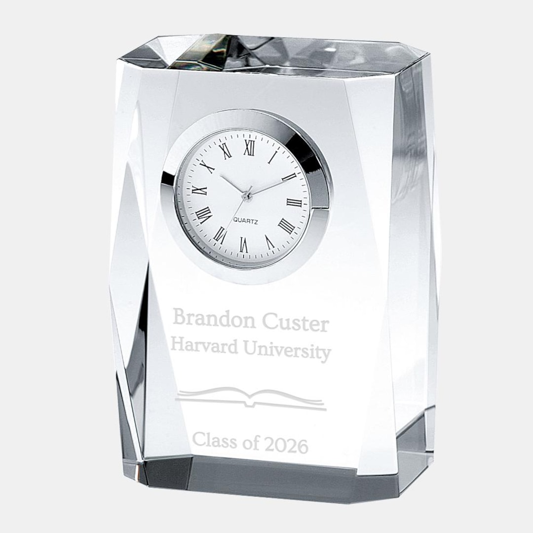 Personalized Graduation Beveled Column Clock - Etsy