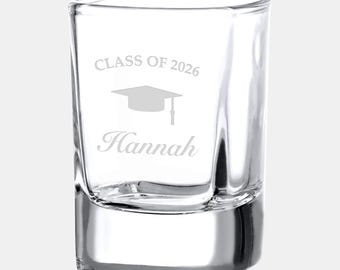 Personalized Graduation JoyJolt City Heavy Base Shot Glass, 2oz