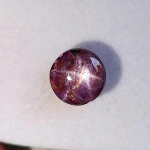 Natural 6 Ray Star Ruby – Round Indian Gemstone, 8.54 Carats