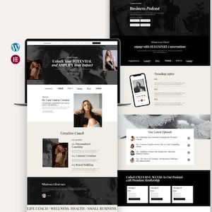 Coursecreator- Coaches and Online Course Creators WordPress website Template kit, Elementor Template