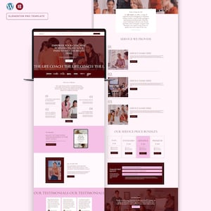 Lifecoach- Boho WordPress Elementor Template Kit | Feminine Coaching Website for Creative Service Providers & Virtual assistant