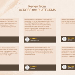 Lara WordPress Elementor Template | Boho Website Kit for Coaches bild 7