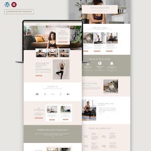Vigor- Health & Wellness WordPress Website Template, Yoga  Instructor, Fitness Trainer, Personal Coach