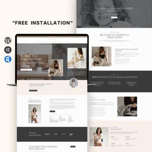 Fempire - 女性向けビジネスコーチ向けWordPressウェブサイトテンプレート、マーケティングコーチ、中小企業向け、コーチングプログラム
