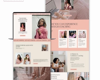 Alivra- WordPress Website Template for Coaches | Health, Life & Mindset Coach | Service Providers | Modern Design