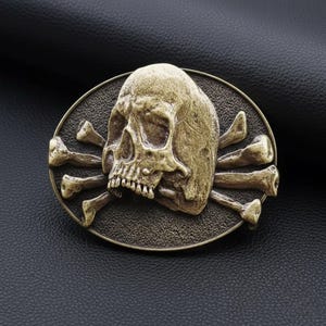Skull Belt Buckle - Etsy
