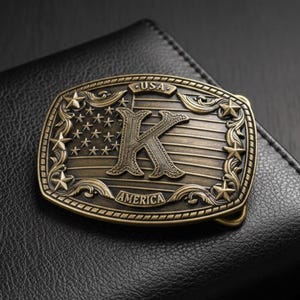 Cowgirl Belt Buckle: Floral Engraved Western Rodeo Accessory  display picture 3