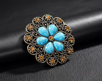 Rhinestone Western Scroll Floral Flower Country Chic Cowgirl 