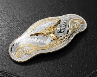 Ceinture Western Cuir Avec Bolo Tie Aigle American Pride - Neuf Avec étiquettes, Style Cowboy