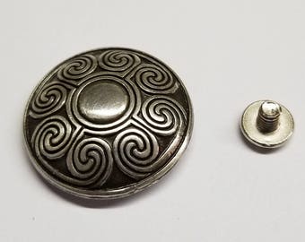 Celtic Concho Screw Back Conchos, Leather working Conchos