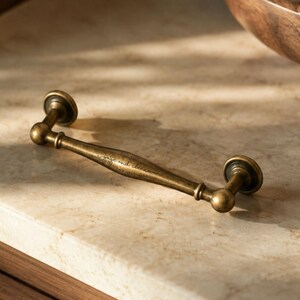 Antique Bronze Drawer Pull, Brass Cabinet Wardrobe Handle, Hardware for Kitchen