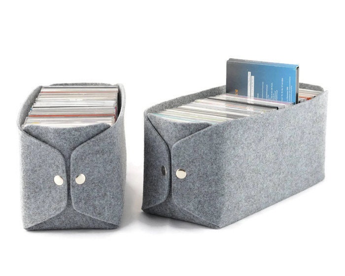 CD Storage Box Felt Storage Box Minimalist CD Box Etsy Australia
