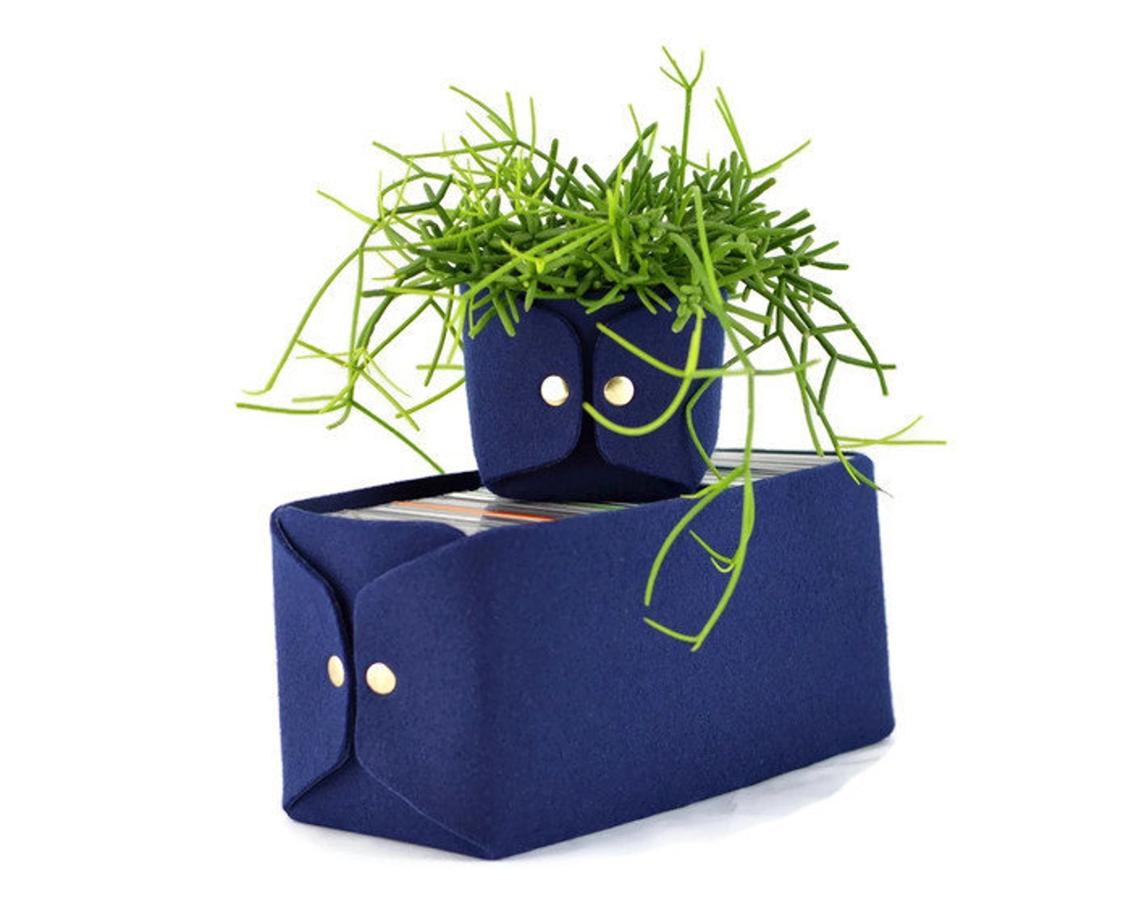 CD Storage Basket Felt Storage Bin Felt Bin Felt CD Basket - Etsy