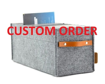 CUSTOM order for Constanze,  1x custom size storage boxes