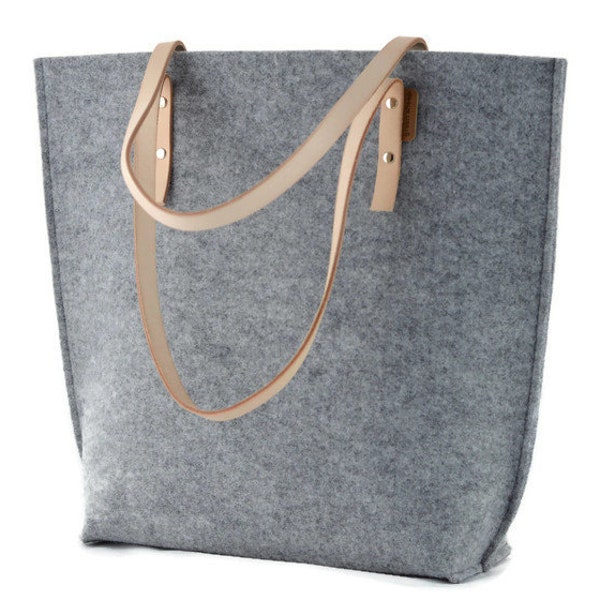 Felt Tote Bag - Etsy