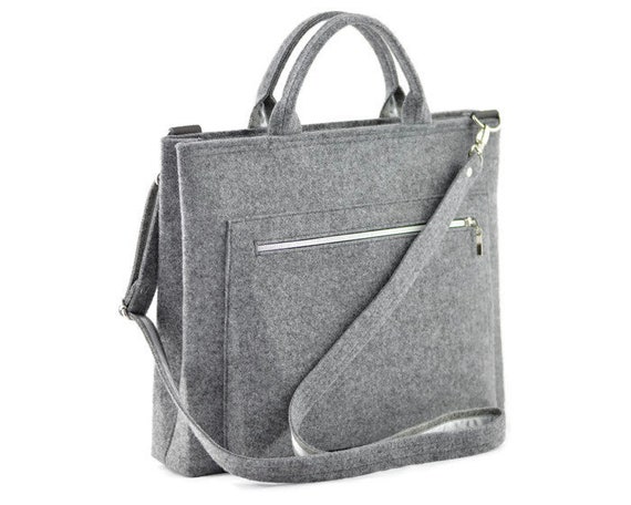バッグ HUMAN MADE FELT TOTE BAG SMALL GREY Gray Minimalist Laptop Bag Made Out of Felt, Messenger Grey