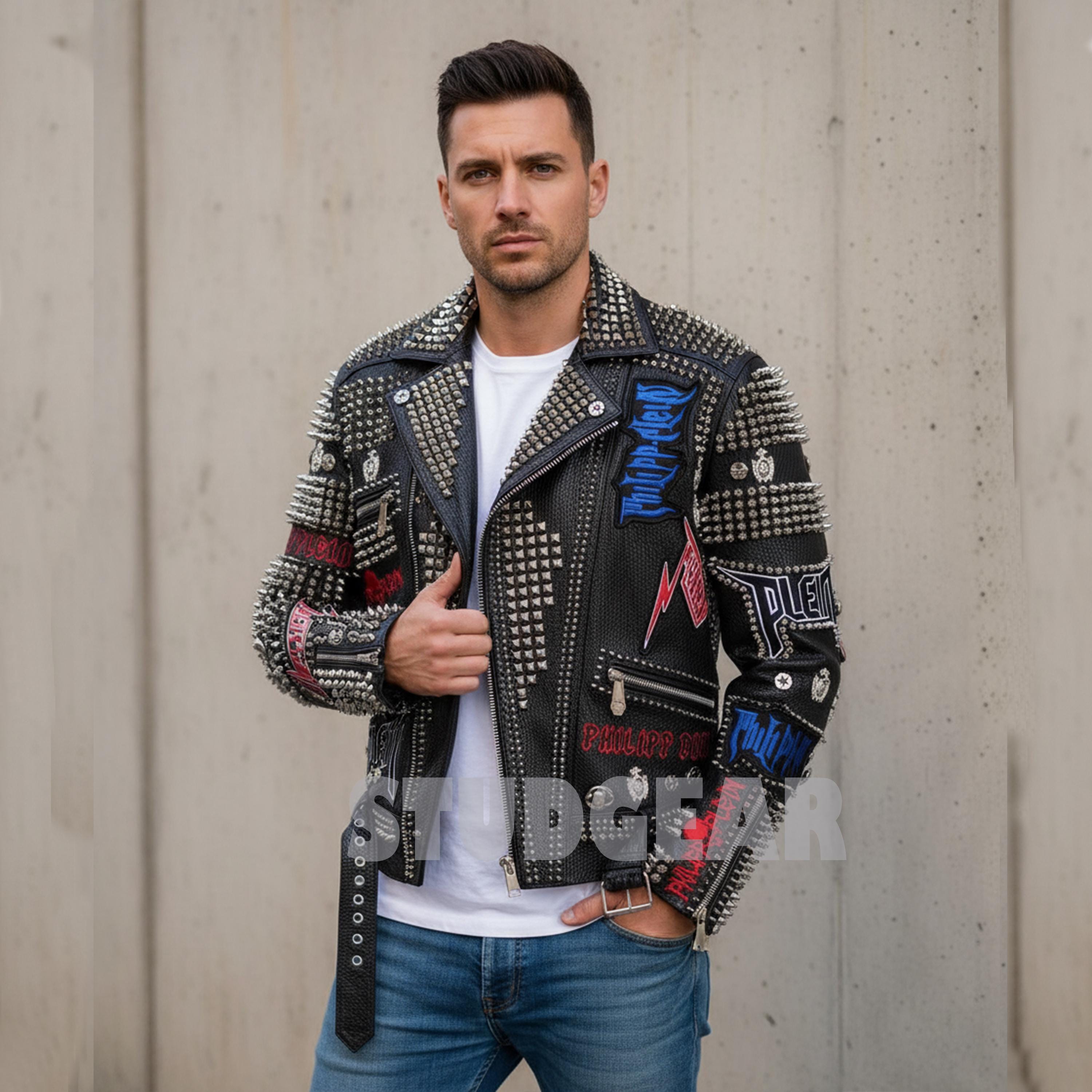 PHILIPP PLEIN Y2K ラインストーン タイガー トラックジャケット PHILIPP PLEIN Y2K ラインストーン タイガー トラックジャケ