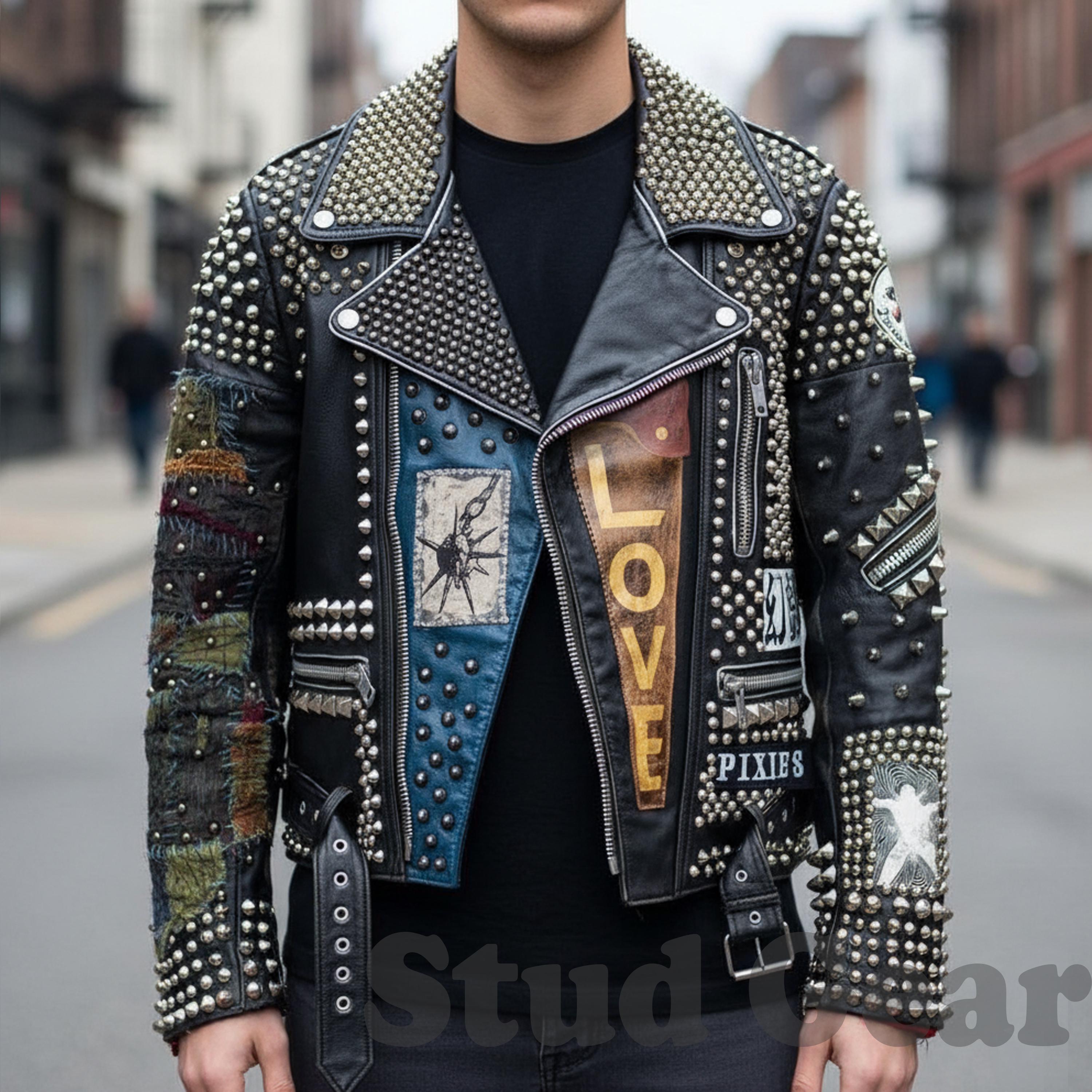 Led Zeppelin Leather Jacket - Etsy UK