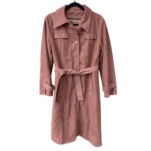 Manteau D'hiver Long Genou Forecaster Of Boston - Laine Doublée - Taille 12 Rouge