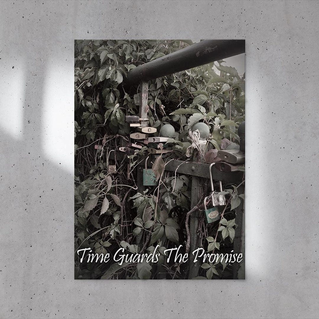Time Guards the Promise | Digital Download | Printable Wall Art | Love ...