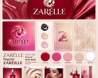 Custom Logo Design | Brand Identity Kit, Business Branding System