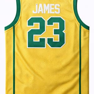 LeBron James - Unsigniertes Custom Vintage Basketball Jersey Trikot High School Fighting Irish
