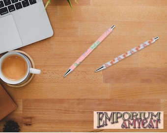 Woodland Pen Wrap Set – Seamless Patterns for Pens