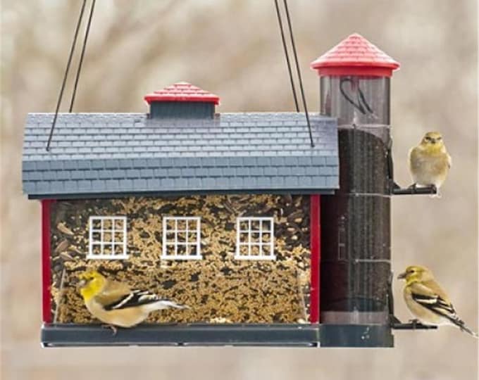 Red Barn Bird Feeder Heritage Farms Made in the USA