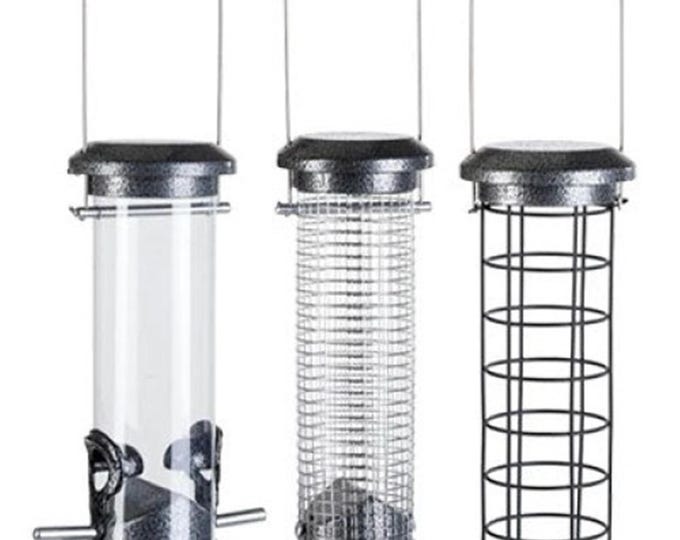 Sterling Heavy Duty Triple Bird Feeder Package